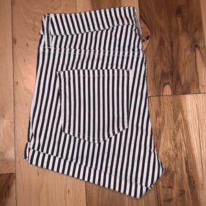 H&M striped shorts